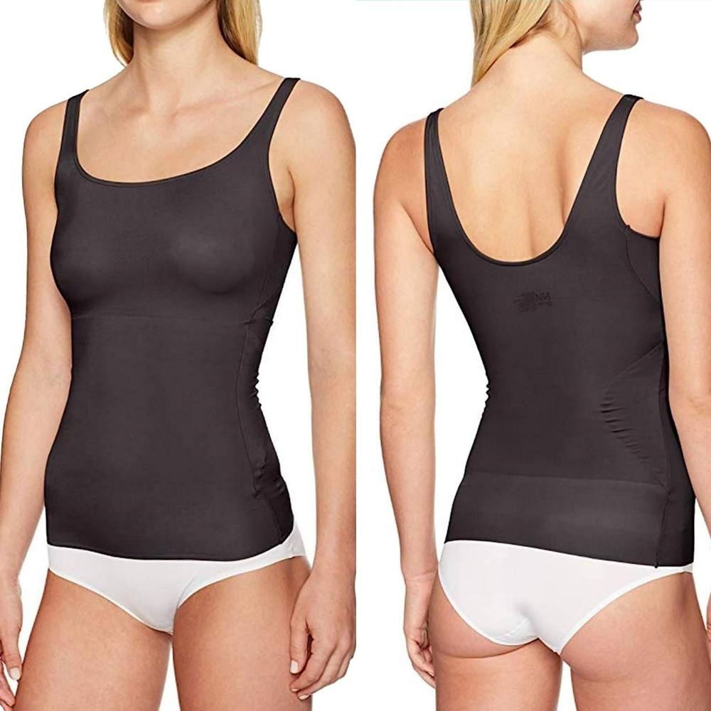 Seamless Black Shapewear Tank Top